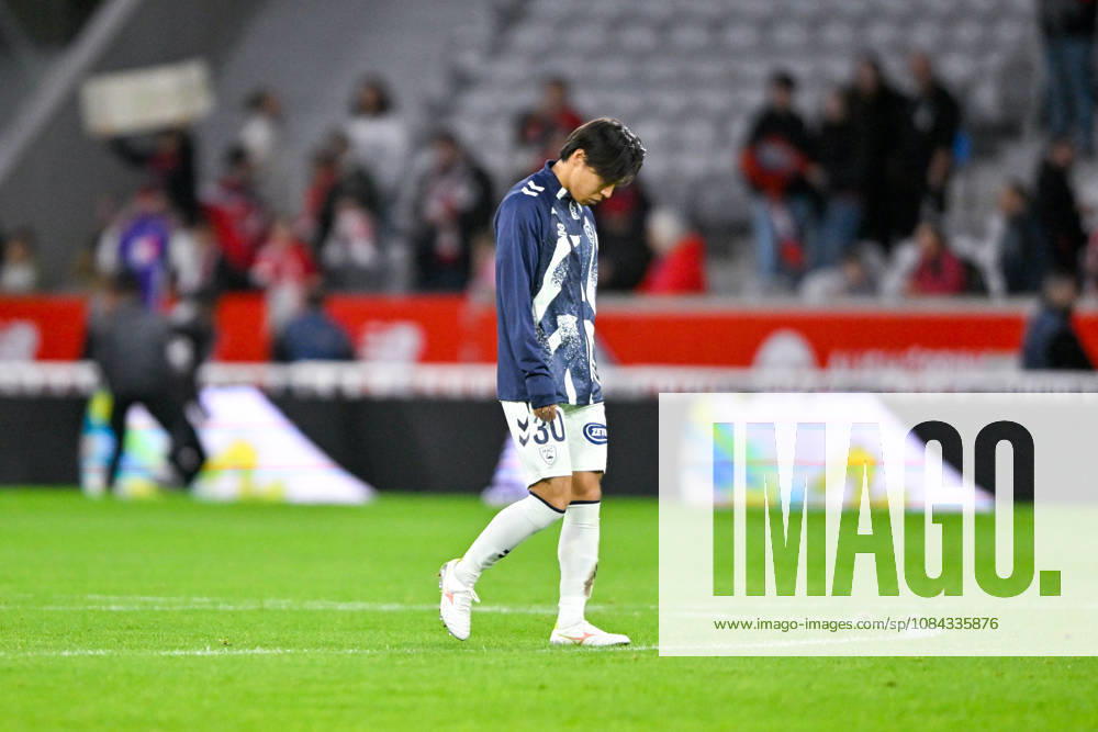 LOSC Lille v Le Havre Athletic Club - Ligue 1 McDonald s 2026 2027 Sota NAKAMURA of Le Havre looks dejected during Ligue 1 McDonald s match between Lille and Le Havre at Stade Pierre-Mauroy on October 10, 2026 in Lille, France. Lille France