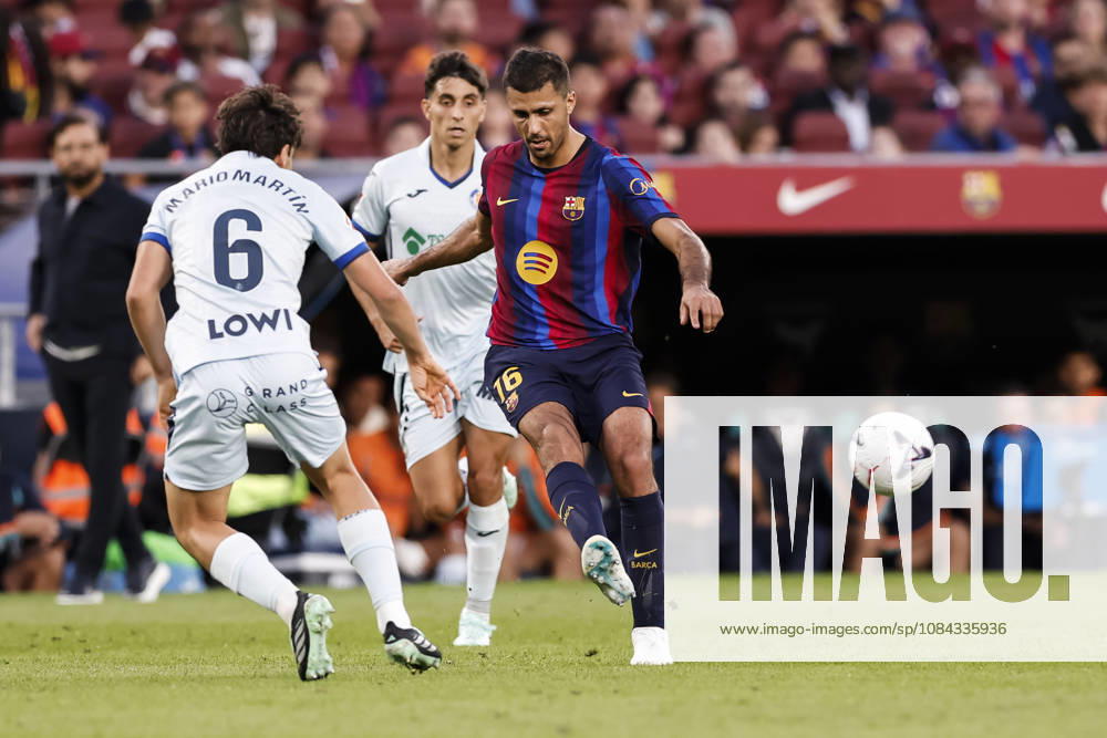 Rodri of FC Barcelona, Barca in action during the Spanish league, LaLiga EA Sports, football match played between FC Barcelona and Getafe CF at Spotify Camp Nou stadium on October 10, 2026 in Barcelona, Spain. FC Barcelona V Getafe CF - LaLiga EA Sports - ZUMAa181 20261010_zaa_a181_092