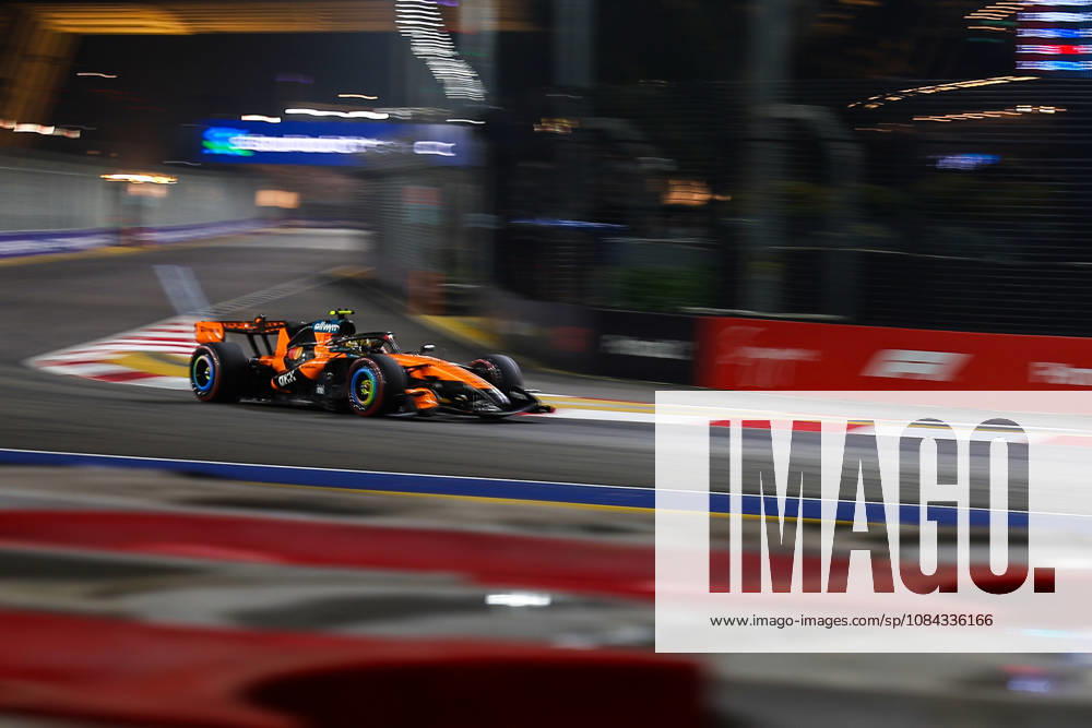 2026 Formula 1 Singapore Grand Prix SINGAPORE - OCTOBER 10: McLaren’s driver Lando Norris during the Qualifying Session at the Formula One Grand Prix of Singapore, at the Marina Bay Street Circuit in Singapore, on October 10, 2026. Daniel Ceng Anadolu Singapore Singapore. Editorial use only. Please get in touch for any other usage.