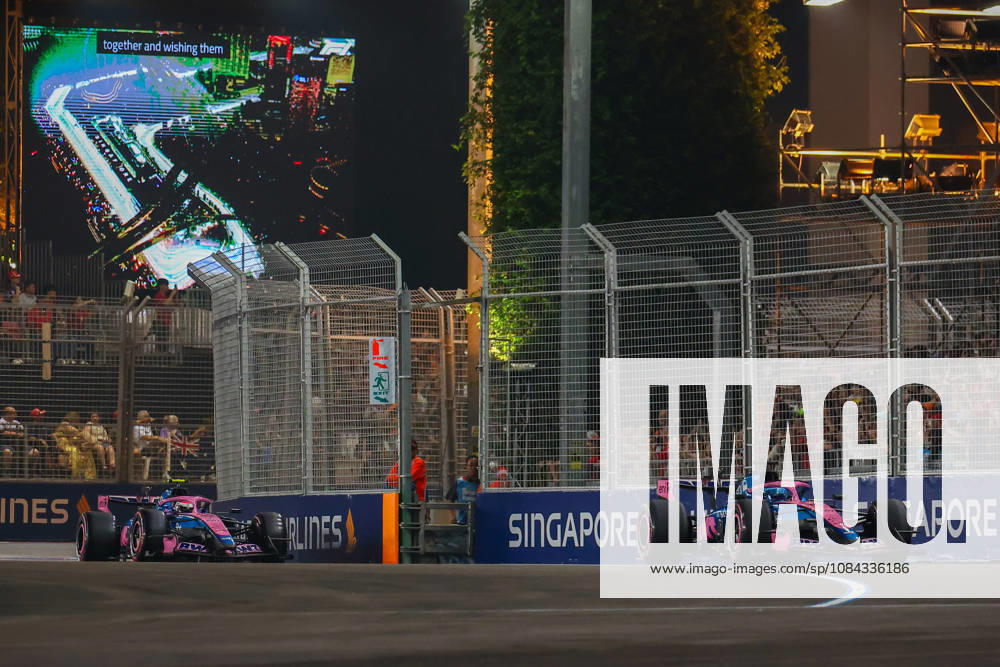 2026 Formula 1 Singapore Grand Prix SINGAPORE - OCTOBER 10: Alpine s drivers Pierre Gasly and Franco Colapinto during the Qualifying Session at the Formula One Grand Prix of Singapore, at the Marina Bay Street Circuit in Singapore, on October 10, 2026. Daniel Ceng Anadolu Singapore Singapore. Editorial use only. Please get in touch for any other usage.