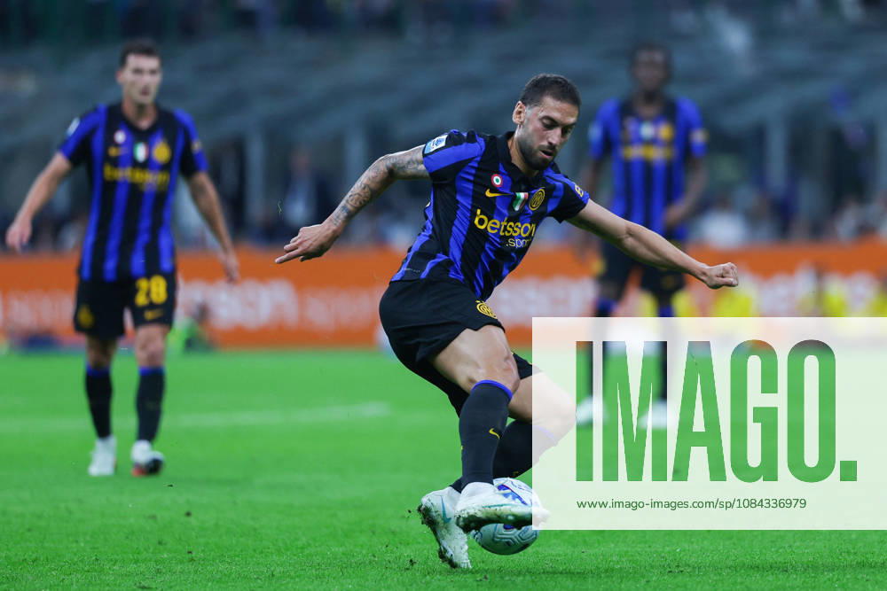 SOCCER - Serie A - Inter - FC Internazionale vs. Parma Calcio Photo by IPA ABACAPRESS.COM89512902 - Hakan Calhanoglu of FC Internazionale in action during a Serie A Enilive 2026 27 soccer match between FC Internazionale and Parma Calcio 1913. Milan Italy