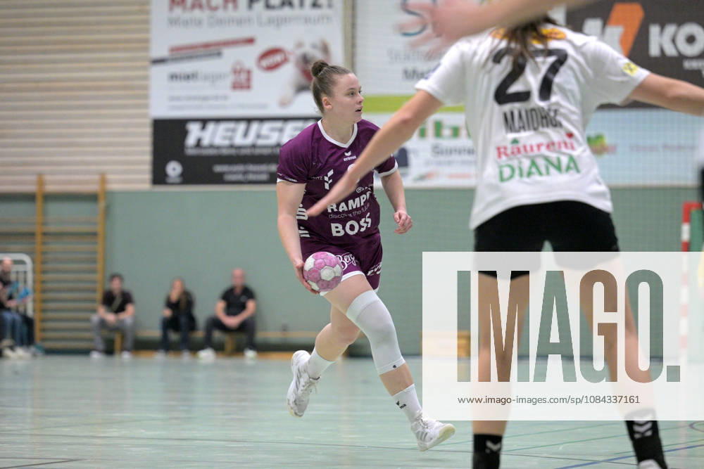 Ida Petzold (TusSies Metzingen, 08) am Ball TusSies Metzingen vs. SCM Ramnicu Valcea, Handball, EHF, Europa Leauge Qualifikation Rueckspiel, Saison 2026 2027, 10.10.2026 TusSies Metzingen vs. SCM Ramnicu Valcea, Handball, EHF, Europa Leauge Qualifikation Rueckspiel, Saison 2026 2027, 10.10.2026 Metzingen