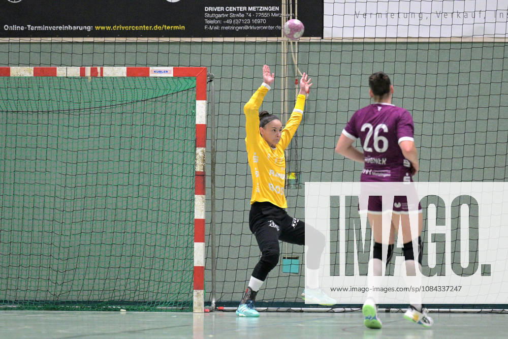 Sara Suba (TusSies Metzingen, 77) im Tor TusSies Metzingen vs. SCM Ramnicu Valcea, Handball, EHF, Europa Leauge Qualifikation Rueckspiel, Saison 2026 2027, 10.10.2026 TusSies Metzingen vs. SCM Ramnicu Valcea, Handball, EHF, Europa Leauge Qualifikation Rueckspiel, Saison 2026 2027, 10.10.2026 Metzingen