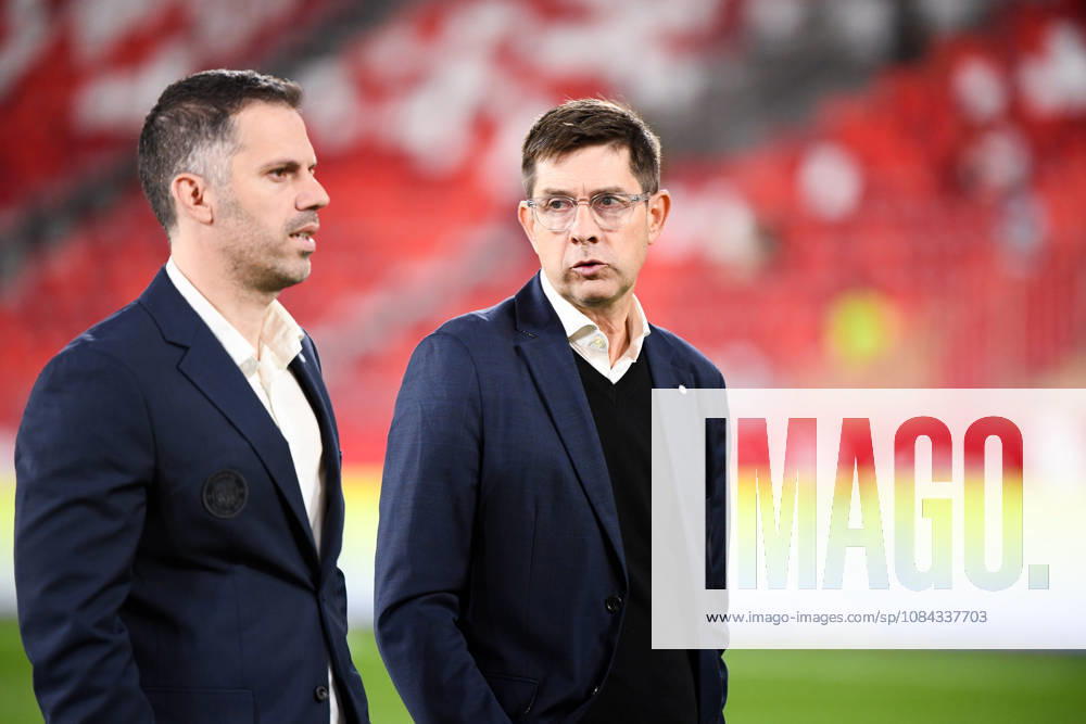 AS Monaco v Toulouse FC - Ligue 1 McDonald s 2026 2027 Olivier CLOAREC President of Toulouse FC and Viktor BEZHANI sports director of Toulouse during Ligue 1 McDonald s match between Monaco and Toulouse at Stade Louis II on October 10, 2026 in Monaco, Monaco. Monaco Monaco