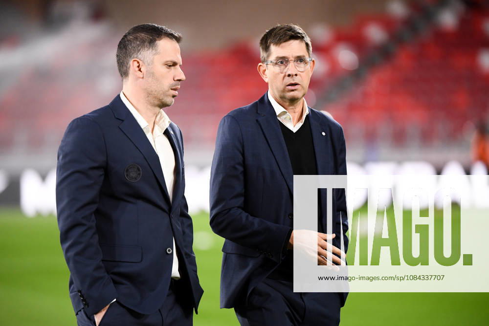 AS Monaco v Toulouse FC - Ligue 1 McDonald s 2026 2027 Olivier CLOAREC President of Toulouse FC and Viktor BEZHANI sports director of Toulouse during Ligue 1 McDonald s match between Monaco and Toulouse at Stade Louis II on October 10, 2026 in Monaco, Monaco. Monaco Monaco