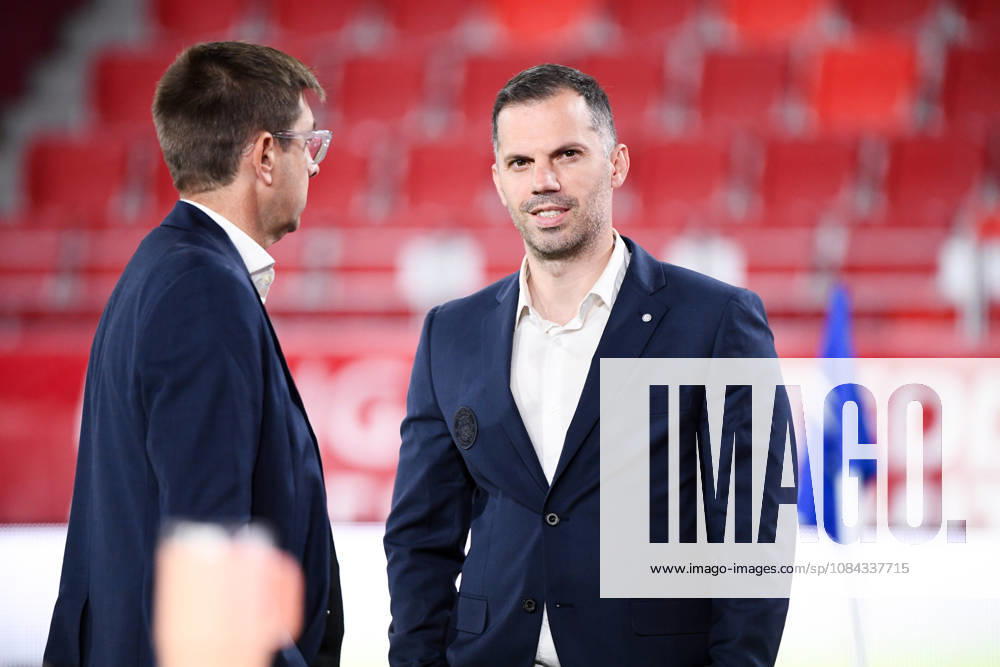 AS Monaco v Toulouse FC - Ligue 1 McDonald s 2026 2027 Olivier CLOAREC President of Toulouse FC and Viktor BEZHANI sports director of Toulouse during Ligue 1 McDonald s match between Monaco and Toulouse at Stade Louis II on October 10, 2026 in Monaco, Monaco. Monaco Monaco
