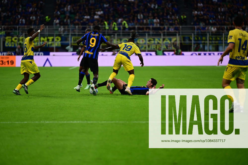 SOCCER - Serie A - Inter - FC Internazionale vs. Parma Calcio Photo by IPA ABACAPRESS.COM89513454 - Marcus Thuram, Benjamin Pavard, and Bilal Toure during the Serie A match between FC Internazionale and Parma Calcio at Stadio Giuseppe Meazza in Milan, Italy, on October 10, 2026. Milan Italy