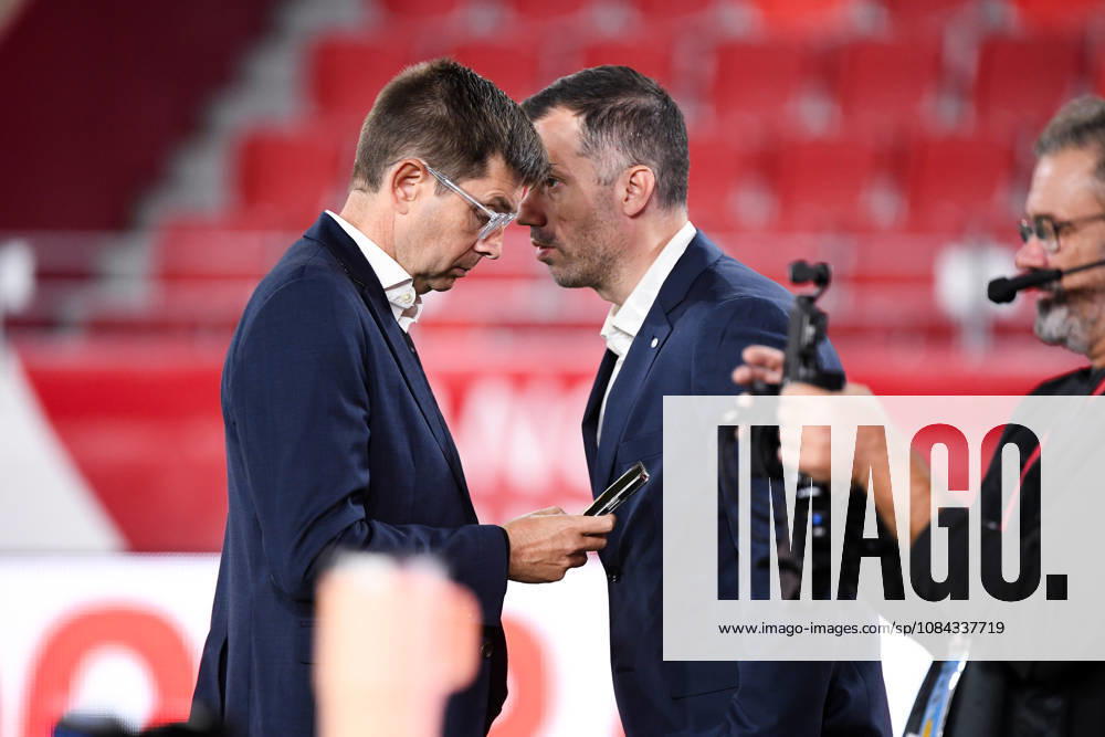 AS Monaco v Toulouse FC - Ligue 1 McDonald s 2026 2027 Olivier CLOAREC President of Toulouse FC and Viktor BEZHANI sports director of Toulouse during Ligue 1 McDonald s match between Monaco and Toulouse at Stade Louis II on October 10, 2026 in Monaco, Monaco. Monaco Monaco