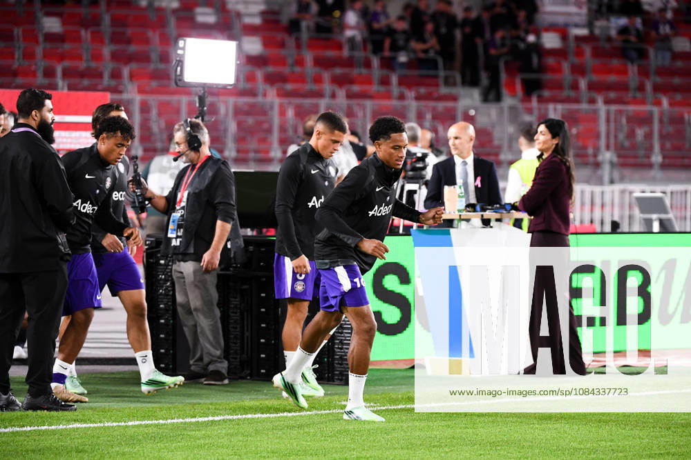AS Monaco v Toulouse FC - Ligue 1 McDonald s 2026 2027 Sion OPPONG of Toulouse and Mathis AMOUGOU of Toulouse during Ligue 1 McDonald s match between Monaco and Toulouse at Stade Louis II on October 10, 2026 in Monaco, Monaco. Monaco Monaco