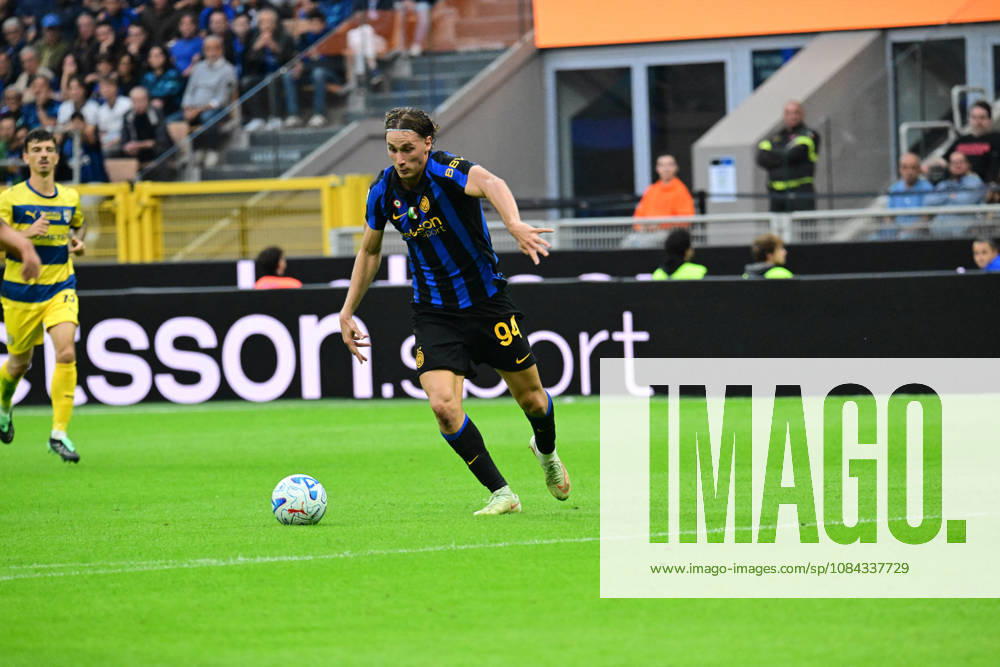 SOCCER - Serie A - Inter - FC Internazionale vs. Parma Calcio Photo by IPA ABACAPRESS.COM89513448 - Pio Esposito during the Serie A match between FC Internazionale and Parma Calcio at Stadio Giuseppe Meazza in Milan, Italy, on October 10, 2026. Milan Italy