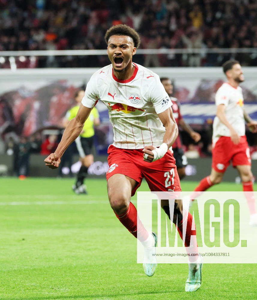 RB Leipzig - Frankfurt Bundesliga Leipzig, 10.10.2026, Red Bull Arena, Fußball, 1.Bundesliga, 5.Spieltag , RB Leipzig vs. SG Eintracht Frankfurt , Im Bild: Tor für RB Leipzig. Tidiam Gomis (27, RB Leipzig) trifft zum 6:0.. , Nur zur redaktionellen Nutzung. Only editorial use. , DFL DFB regulations prohibit any use of photographs as image sequences and or quasi-video. ,