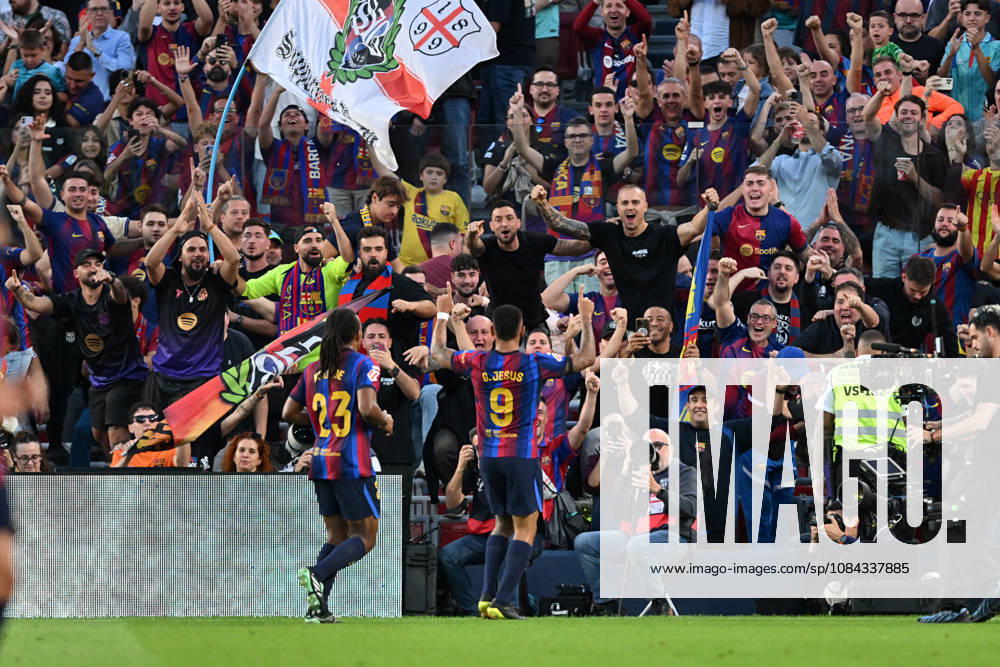 FC Barcelona, Barca v GETAFE CF SPOTIFY CAMP NOU. BARCELONA October 10,2026 FC BARCELONA vs GETAFE CF OCTOBER 10 ,2026 Gabriel Jesus (9) of FC Barcelona celebrates scoring his team s second goal during the match between FC Barcelona and Getafe CF corresponding to the eighth day of La Liga EA Sports at at Spotify Camp Nou in Barcelona, Spain. Barcelona ESP