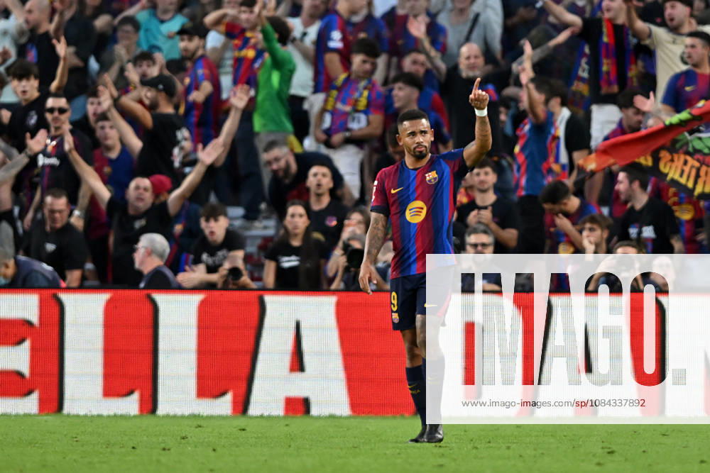 FC Barcelona, Barca v GETAFE CF SPOTIFY CAMP NOU. BARCELONA October 10,2026 FC BARCELONA vs GETAFE CF OCTOBER 10 ,2026 Gabriel Jesus (9) of FC Barcelona celebrates scoring his team s second goal during the match between FC Barcelona and Getafe CF corresponding to the eighth day of La Liga EA Sports at at Spotify Camp Nou in Barcelona, Spain. Barcelona ESP