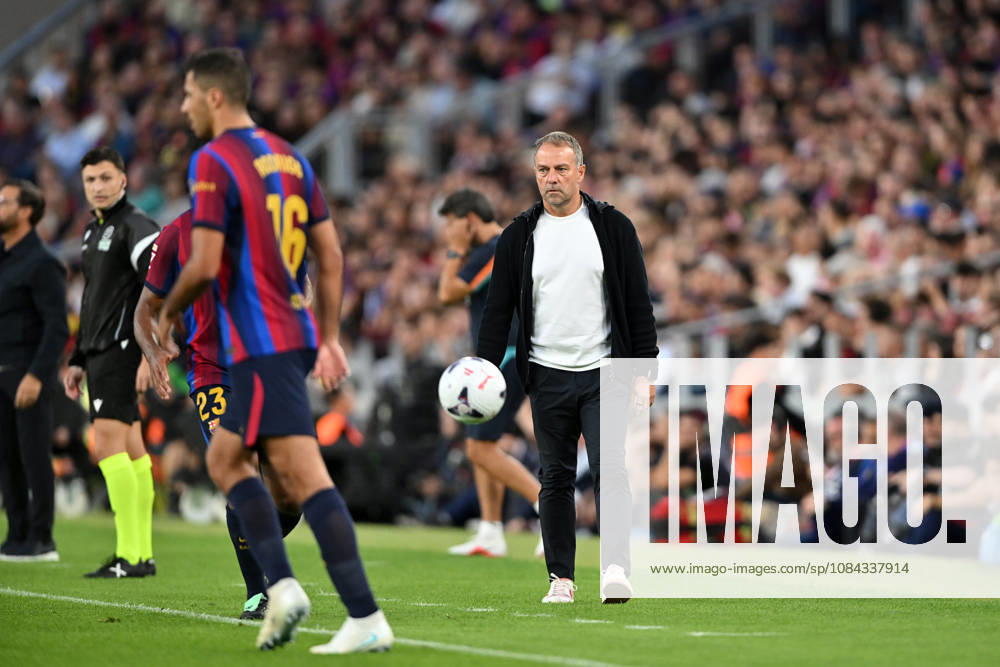 FC Barcelona, Barca v GETAFE CF SPOTIFY CAMP NOU. BARCELONA October 10,2026 FC BARCELONA vs GETAFE CF OCTOBER 10 ,2026 Hansi Flick head coach of FC Barcelona during the match between FC Barcelona and Getafe CF corresponding to the eighth day of La Liga EA Sports at at Spotify Camp Nou in Barcelona, Spain. Barcelona ESP
