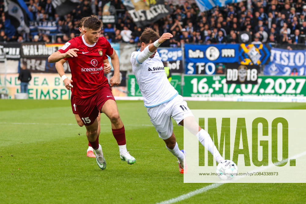 Antonis Aidonis (SG Sonnenhof Großaspach, 15), Masca (SV Waldhof Mannheim, 11) Fussball: 3. Liga, 8. Spieltag, SG Sonnenhof Großaspach vs. SV Waldhof Mannheim am 10.10.2026 in Aspach-Großaspach (WIRmachenDRUCK Arena), Deutschland Aspach-Großaspach WIRmachenDRUCK Arena Deutschland