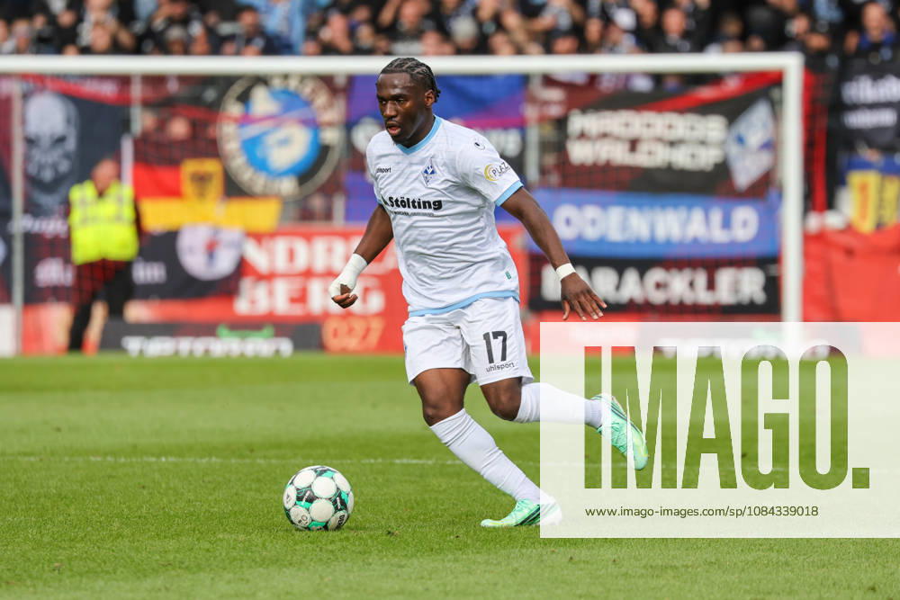 Darnell Keumo (SV Waldhof Mannheim, 17) Fussball: 3. Liga, 8. Spieltag, SG Sonnenhof Großaspach vs. SV Waldhof Mannheim am 10.10.2026 in Aspach-Großaspach (WIRmachenDRUCK Arena), Deutschland Aspach-Großaspach WIRmachenDRUCK Arena Deutschland