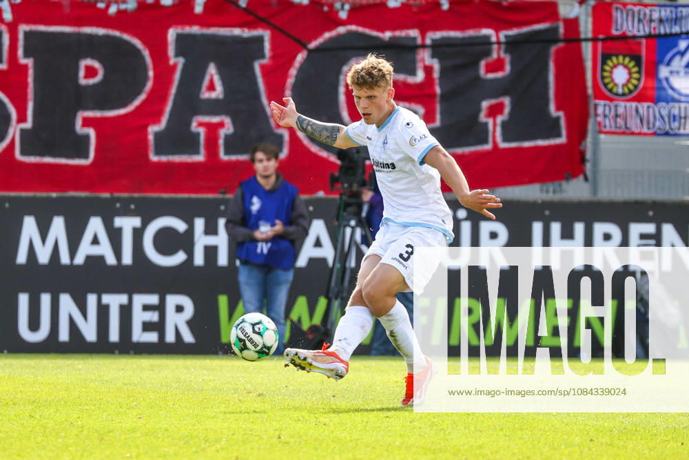 Moritz Malik Polte (SV Waldhof Mannheim, 3) Fussball: 3. Liga, 8. Spieltag, SG Sonnenhof Großaspach vs. SV Waldhof Mannheim am 10.10.2026 in Aspach-Großaspach (WIRmachenDRUCK Arena), Deutschland Aspach-Großaspach WIRmachenDRUCK Arena Deutschland