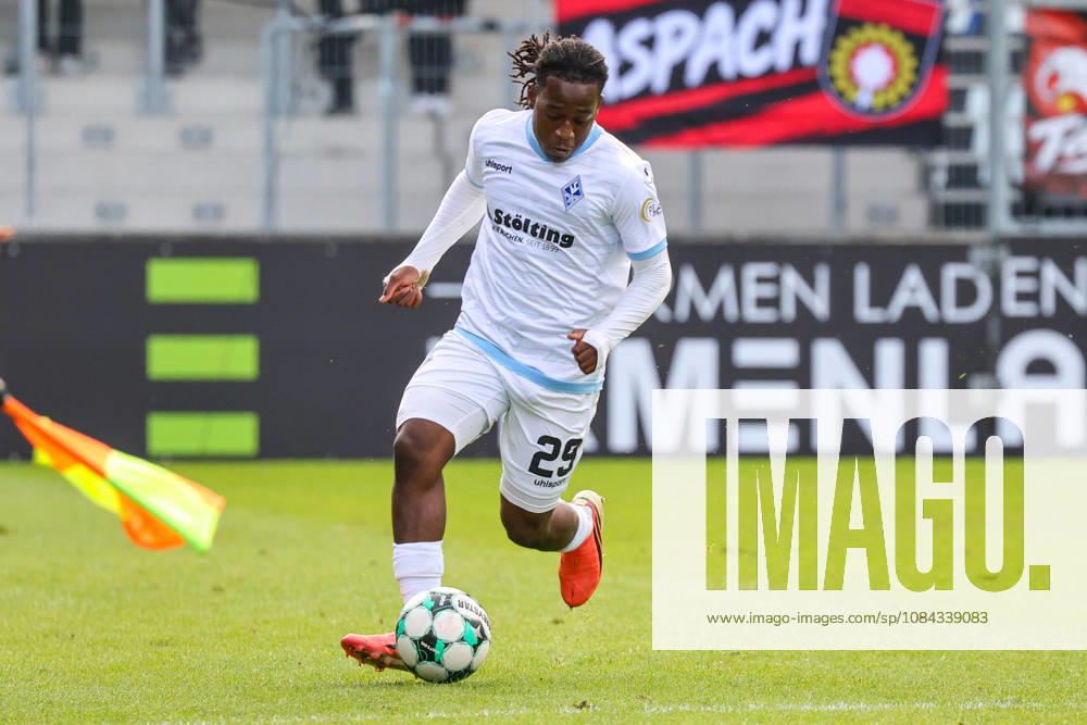 Nolan Muteba N Tumba (SV Waldhof Mannheim, 29) Fussball: 3. Liga, 8. Spieltag, SG Sonnenhof Großaspach vs. SV Waldhof Mannheim am 10.10.2026 in Aspach-Großaspach (WIRmachenDRUCK Arena), Deutschland Aspach-Großaspach WIRmachenDRUCK Arena Deutschland