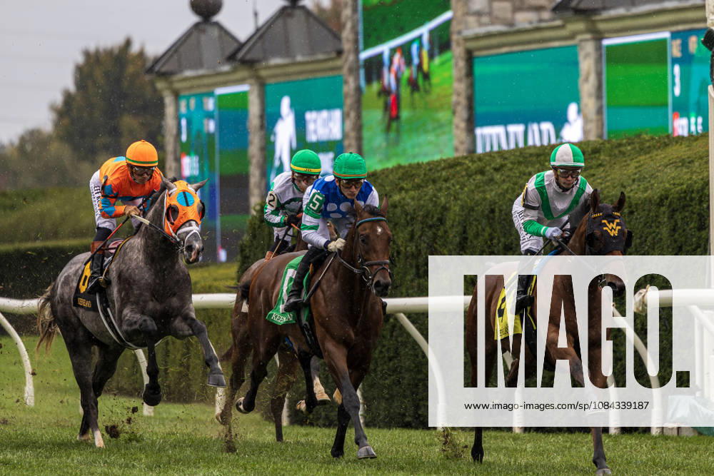 HORSE RACING 2026: QEII GI Day Keeneland OCT 10 October 10, 2026, USA: Merlin Monroan (6) ridden by Tyler Gaffalione wins an allowance race on QE II Day at Keeneland Race Course in Lexington, Kentucly on October 10, 2026. Casey Laughter Eclipse Sportswire CSM(Credit Image: Â Casey Laughter Cal Media) USA