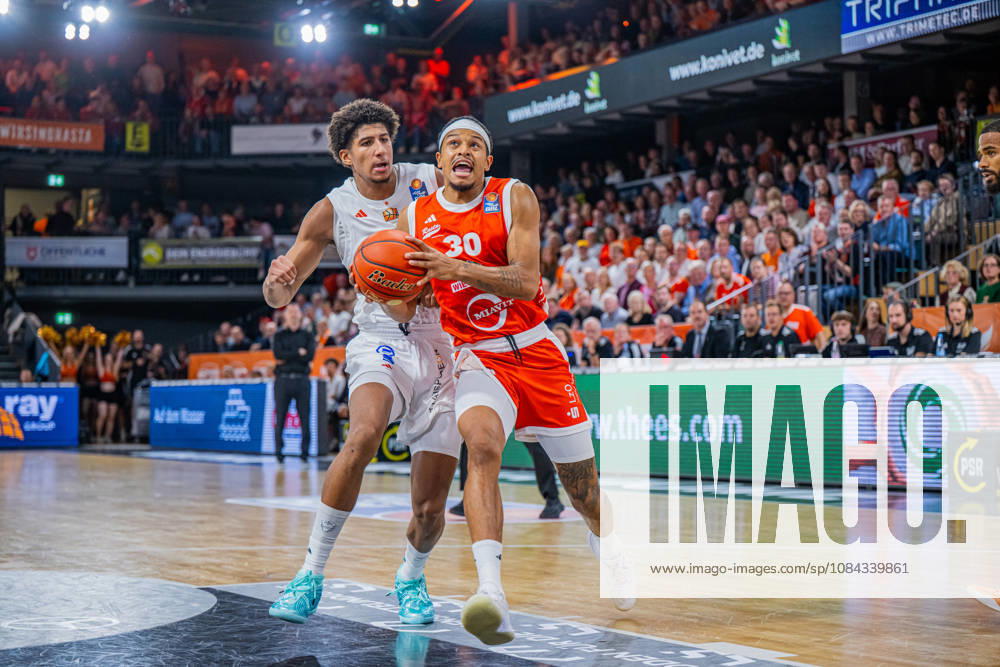 1. Basketball Bundesliga, easyCredit BBL, Saison 2026 2027, Herren, Hauptrunde, 5. Spieltag, 10.10.2026, RASTA Vechta - ratiopharm ulm Nelson Weidemann ( 30 - RASTA Vechta) in Aktion Vechta RASTA Dome Niedersachsen Deutschland