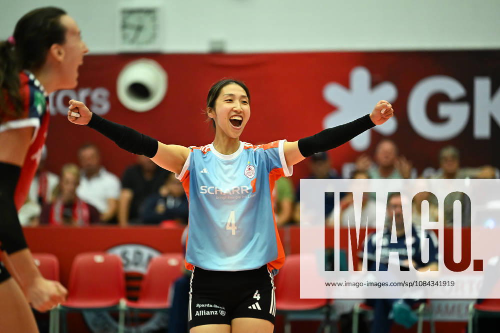 Yurika Bamba (Allianz MTV Stuttgart, 4) Dresdner SC vs. Allianz MTV Stuttgart, 1. Volleyball Bundesliga Damen, Spielzeit 2026 2027, 10.10.2026 Dresdner SC vs. Allianz MTV Stuttgart, 1. Volleyball Bundesliga Damen, Spielzeit 2026 2027, 10.10.2026 Dresden