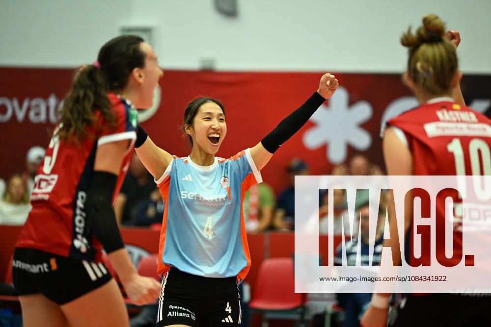 Yurika Bamba (Allianz MTV Stuttgart, 4) Dresdner SC vs. Allianz MTV Stuttgart, 1. Volleyball Bundesliga Damen, Spielzeit 2026 2027, 10.10.2026 Dresdner SC vs. Allianz MTV Stuttgart, 1. Volleyball Bundesliga Damen, Spielzeit 2026 2027, 10.10.2026 Dresden