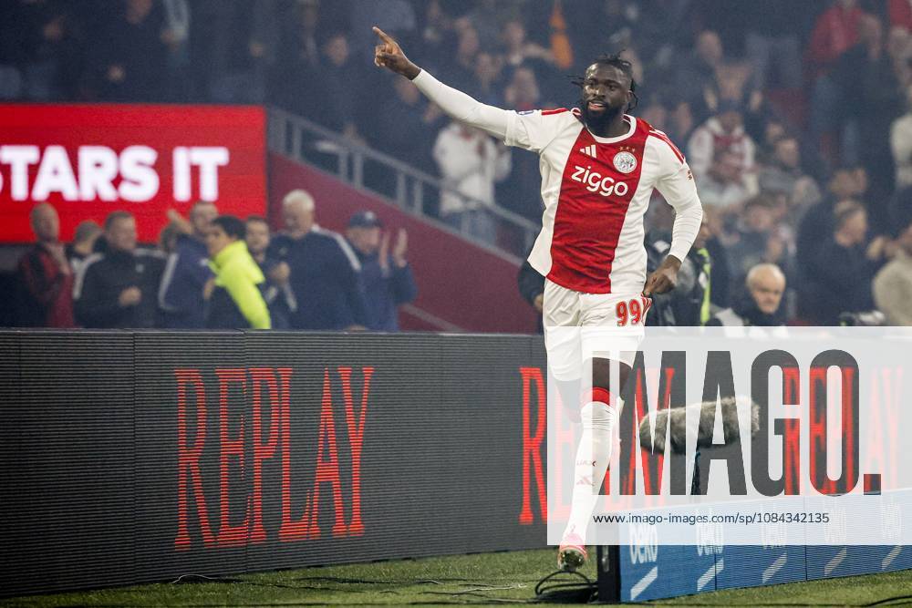 AMSTERDAM - Tolu Arokodare of Ajax celebrates the 1-0 during the Dutch Eredivisie match between AFC Ajax and NEC Nijmegen at the Johan Cruijff ArenA on October 10, 2026 in Amsterdam, the Netherlands. MAURICE VAN STEEN ANP Eredivisie 2026 27 ANPxSportx IVx 572057320 originalFilename: 572057320