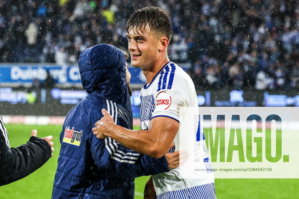 Fussball, 3.Liga Saison 2026 2027 8.Spieltag MSV Duisburg - TSG 1899 Hoffenheim II 10.10.2026, schauinsland-reisen-arena Can Coskun (MSV Duisburg, 27) Ben Schlicke (MSV Duisburg, 40) Duisburg schauinsland-reisen-arena Nordrhein-Westfalen Deutschland