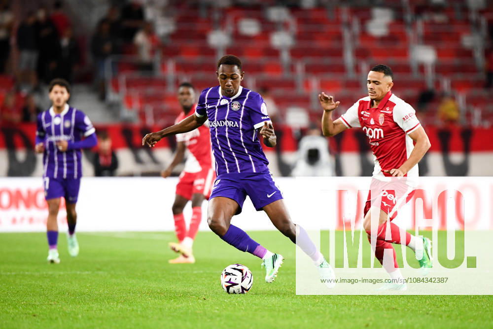 AS Monaco v Toulouse FC - Ligue 1 McDonald s 2026 2027 Christ TAPE of Toulouse FC and VANDERSON of Monaco during Ligue 1 McDonald s match between Monaco and Toulouse at Stade Louis II on October 10, 2026 in Monaco, Monaco. Monaco Monaco