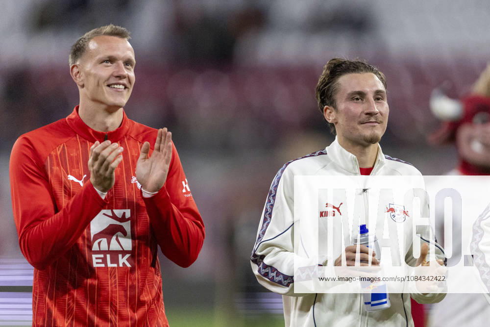 GER, Leipzig, Fussball, Bundesliga, 5. Spieltag, RB Leipzig vs. Eintracht Frankfurt im Bild v.l.: Lukas Klostermann (RB Leipzig 16), Rocco Reitz (RB Leipzig 20), 10.10.2026, Red-Bull Arena Leipzig DFL DFB REGULATIONS PROHIBIT ANY USE OF PHOTOGRAPHS AS IMAGE SEQUENCES AND OR QUASI-VIDEO, Leipzig Red-Bull Arena Sachsen Germany