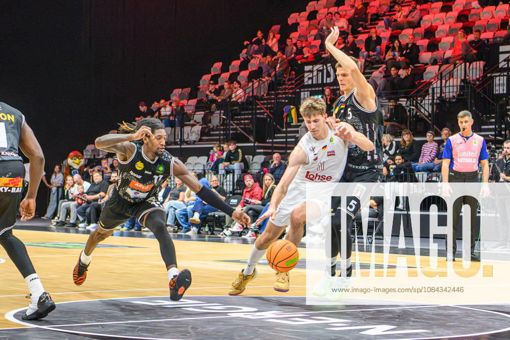 Basketball - Saison 2026 2027 - 2. Bundesliga Pro-A - 4. Spieltag: Nürnberg Falcons Basketball Club NBC - Kreisbau Kirchheim Knights - AlSch - - Tyrel Morgan (11, Kreisbau Kirchheim Knights ) Lars Lenke (11, Nürnberg Falcons BC NBC ) Christoph Philipps (5, Kreisbau Kirchheim Knights )