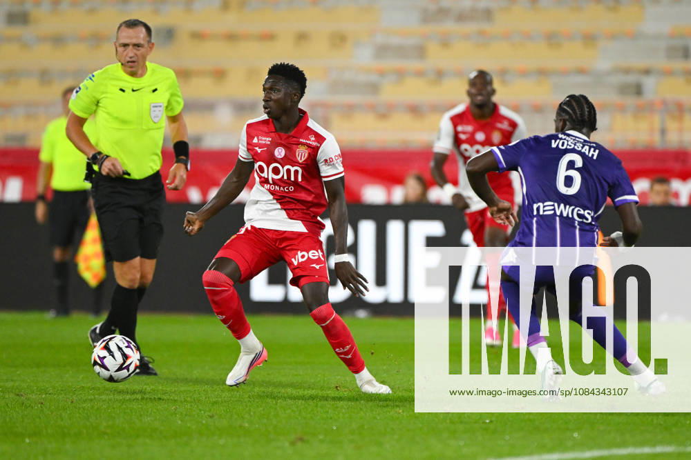 Lamine Camara (ASM) - Ligue 1 McDonald s match between AS Monaoc and Toulouse Football Club on October 10, 2026 at the Louis II Stadium in Monaco.