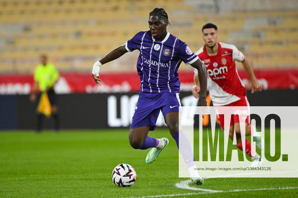 Alexis Vossah (TFC) - Ligue 1 McDonald s match between AS Monaoc and Toulouse Football Club on October 10, 2026 at the Louis II Stadium in Monaco.
