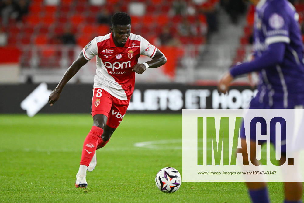 Lamine Camara (ASM) - Ligue 1 McDonald s match between AS Monaoc and Toulouse Football Club on October 10, 2026 at the Louis II Stadium in Monaco.