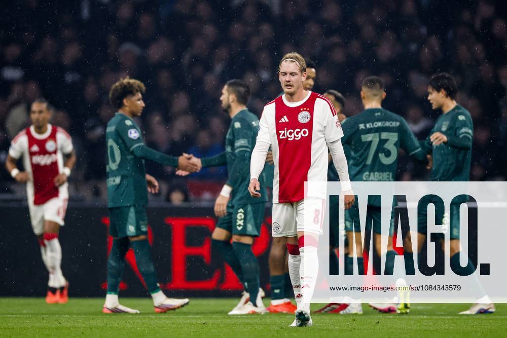 AMSTERDAM - Julian Brandt of Ajax reacts to the 1-1 draw during the Dutch Eredivisie match between AFC Ajax and NEC Nijmegen at the Johan Cruijff ArenA on October 10, 2026, in Amsterdam, the Netherlands. MAURICE VAN STEEN ANP Eredivisie 2026 27 ANPxSportx IVx 572058674 originalFilename: 572058674