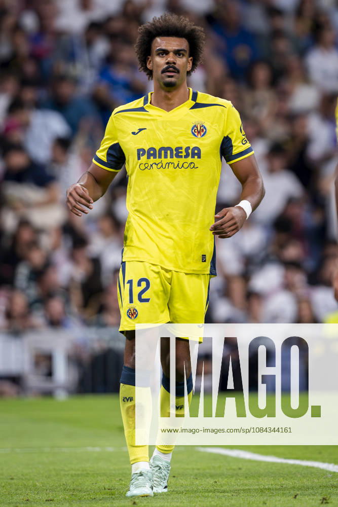 Real Madrid CF v Villarreal CF - LaLiga EA Sports 2026 27 Renato Veiga of Villarreal CF is seen during the LaLiga EA Sports football match between Real Madrid CF and Villarreal CF at Estadio Bernabeu on October 10, 2026 in Madrid, Spain. Madrid Estadio Bernabeu Madrid Spain