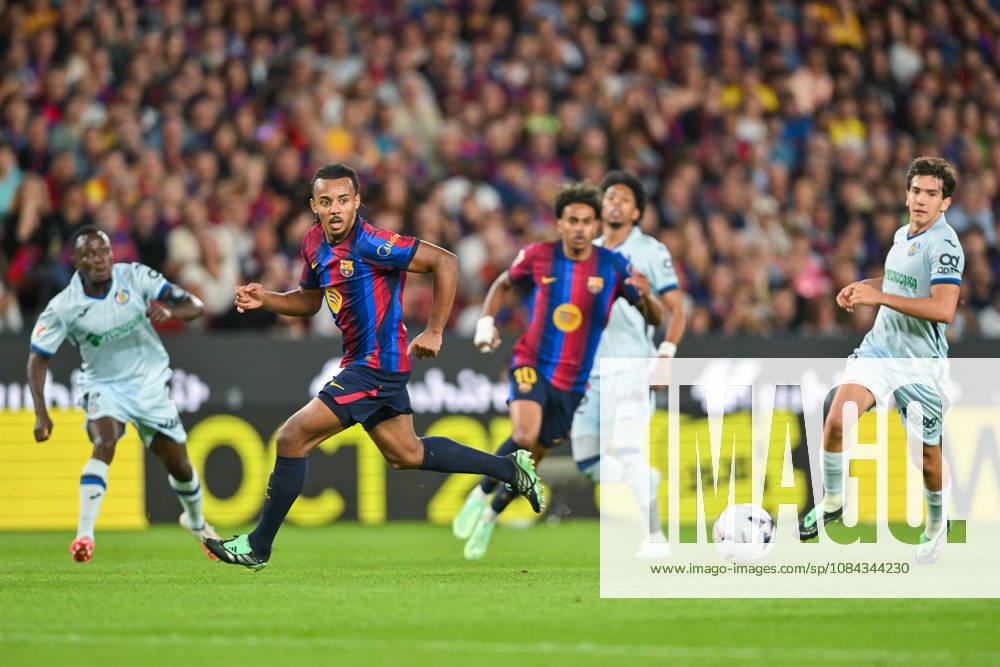 FC Barcelona, Barca v GETAFE CF SPOTIFY CAMP NOU. BARCELONA October 10,2026 FC BARCELONA vs GETAFE CF OCTOBER 10 ,2026 Jules Kounde (23) of FC Barcelona during the match between FC Barcelona and Getafe CF corresponding to the eighth day of La Liga EA Sports at at Spotify Camp Nou in Barcelona, Spain. Barcelona ESP