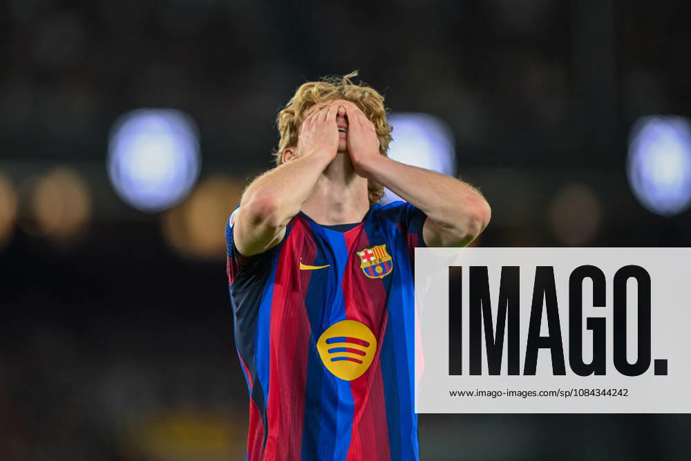FC Barcelona, Barca v GETAFE CF SPOTIFY CAMP NOU. BARCELONA October 10,2026 FC BARCELONA vs GETAFE CF OCTOBER 10 ,2026 Anthony Gordon (17) of FC Barcelona reacts during the match between FC Barcelona and Getafe CF corresponding to the eighth day of La Liga EA Sports at at Spotify Camp Nou in Barcelona, Spain. Barcelona ESP