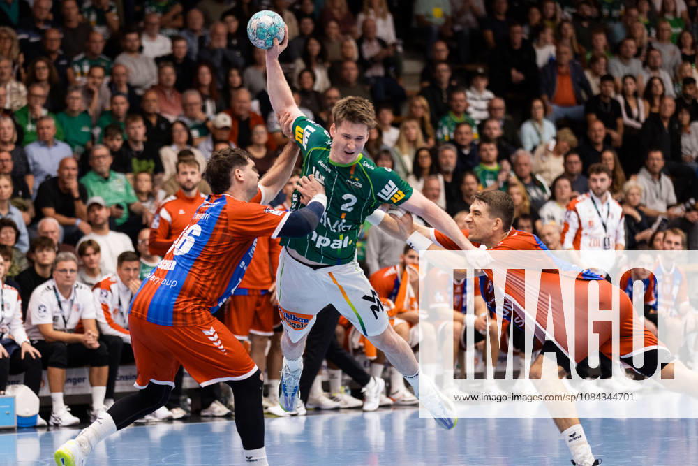 Oskar NEUDECK (FRISCH AUF! Goeppingen, 02) erzielt ein Tor, Aktion, Torwurf GER, FRISCH AUF! Goeppingen vs. SG BBM Bietigheim, Handball, Bundesliga, OPEL HBL, 8. Spieltag, Spielzeit 2026 2027, 10.10.2026, GER, FRISCH AUF! Goeppingen vs. SG BBM Bietigheim, Handball, Bundesliga, OPEL HBL, 8. Spieltag, Spielzeit 2026 2027, 10.10.2026, Goeppingen