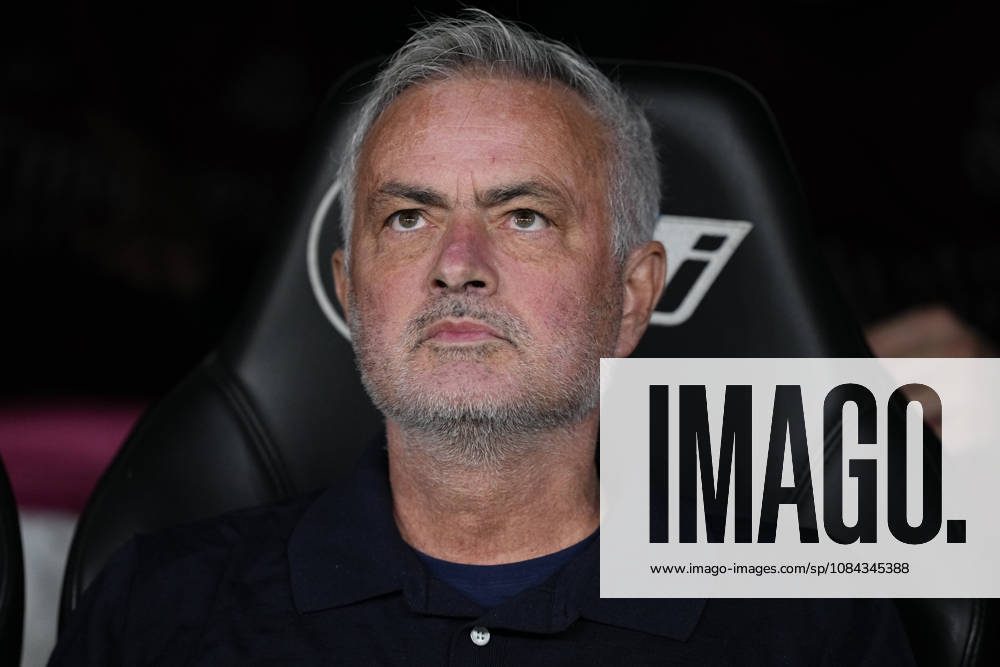 Jose Mourinho, head coach of Real Madrid CF, looks on during the Spanish League, LaLiga EA Sports, football match between Real Madrid and Villarreal CF at Bernabeu stadium on October 10, 2026, in Madrid, Spain. Madrid Spain - ZUMAa181 20261010_zaa_a181_137