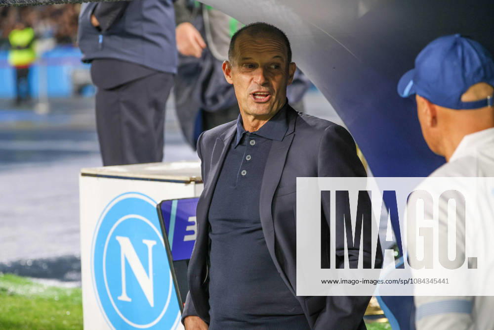 Serie A football match 2026 27 season: Napoli vs. Frosinone Massimiliano Allegri Head Coach of SSC Napoli during the 2026 27 Serie A match between SSC Napoli and FC Frosinone, played on October 10, 2026, at the Stadio Diego Armando Maradona in Naples NAPOLI stadio Diego Armando Maradona CAMPANIA ITALIA