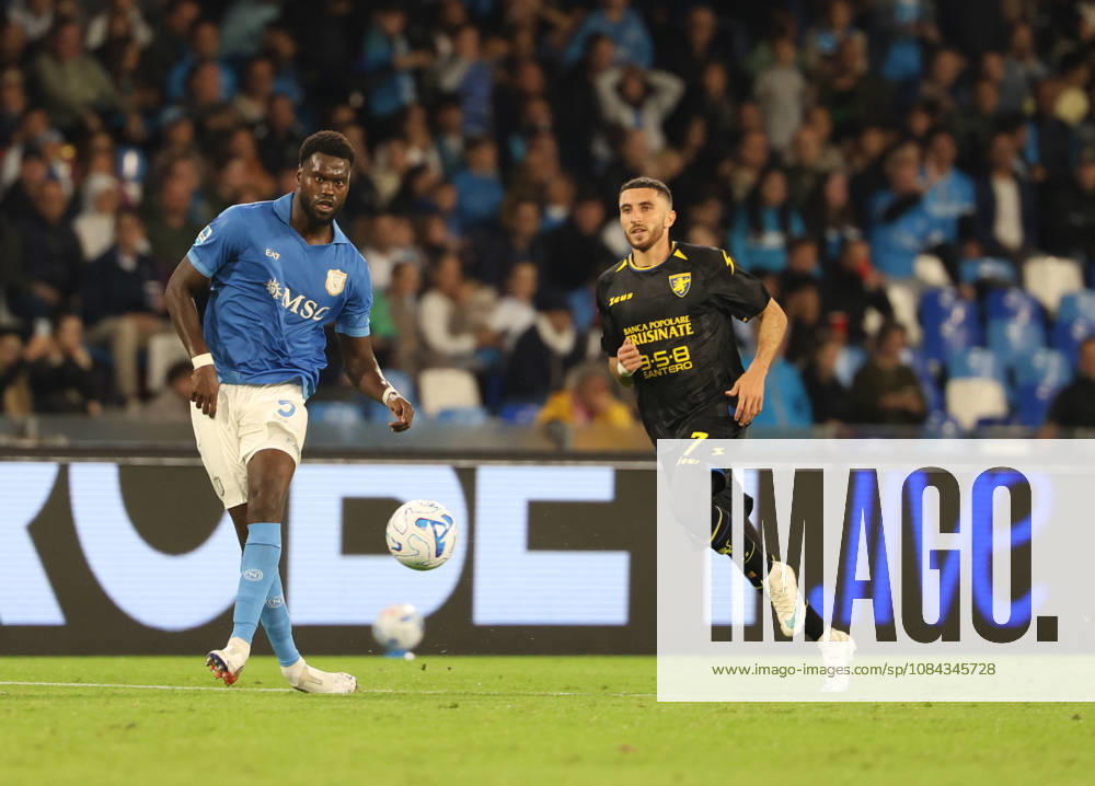 Benoit Badiashile of SSC Napoli during the 2026 27 Serie A match between SSC Napoli and FC Frosinone, played on October 10, 2026, at the Stadio Diego Armando Maradona in Naples Serie A Football Match †2026 27 Season: Napoli Vs. Frosinone - ZUMAs236 20261010_aap_s236_019