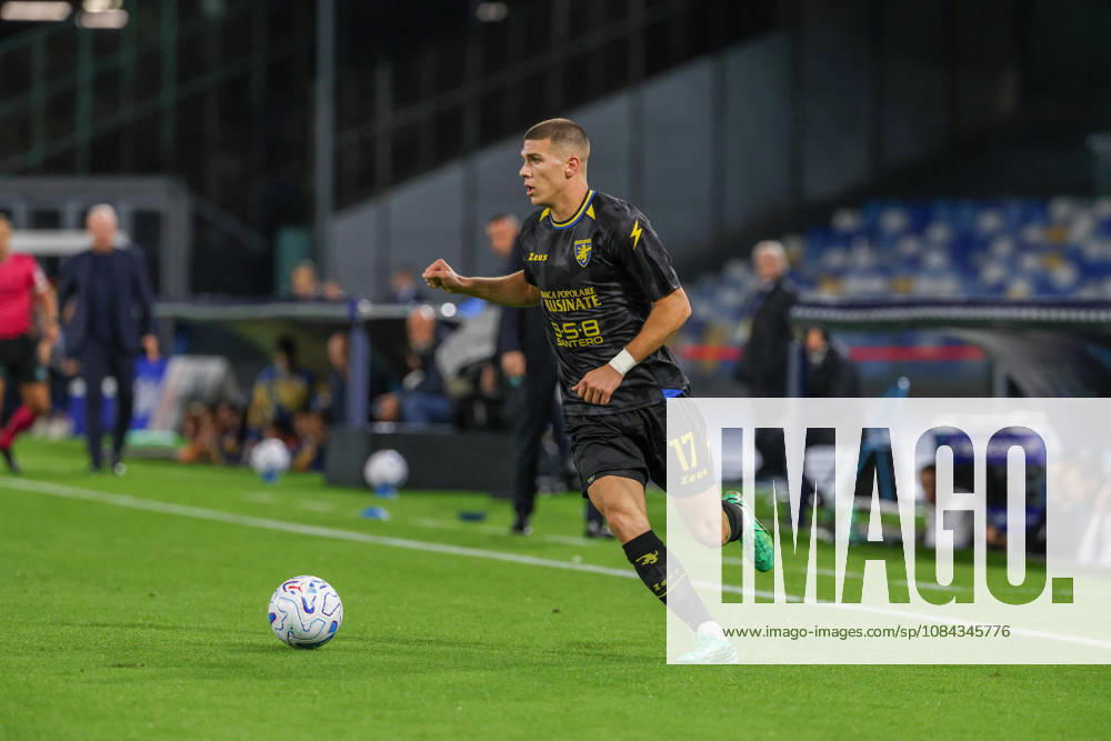 Giorgio Kvernadze of FC Frosinone during the 2026 27 Serie A match between SSC Napoli and FC Frosinone, played on October 10, 2026, at the Stadio Diego Armando Maradona in Naples Serie A Football Match †2026 27 Season: Napoli Vs. Frosinone - ZUMAs236 20261010_aap_s236_030