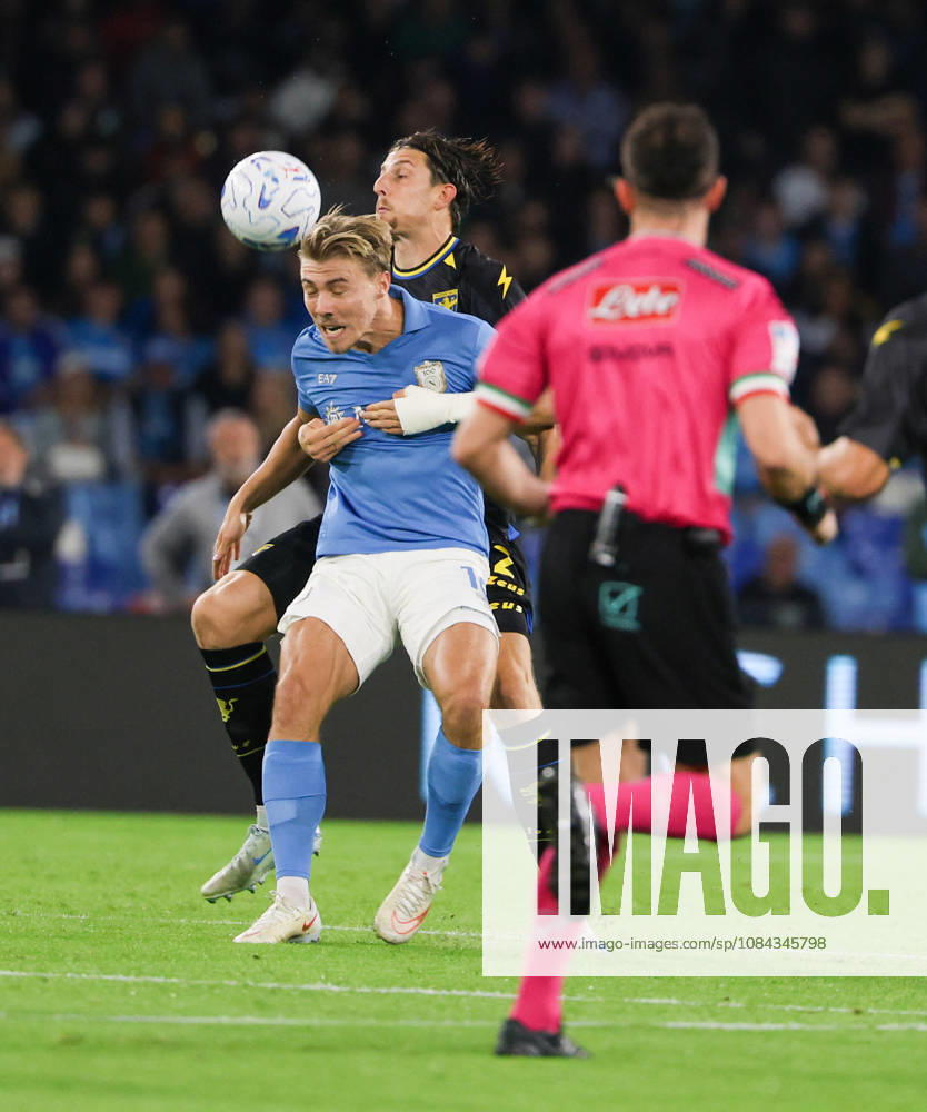 Rasmus Hojlund of SSC Napoli during the 2026 27 Serie A match between SSC Napoli and FC Frosinone, played on October 10, 2026, at the Stadio Diego Armando Maradona in Naples Serie A Football Match †2026 27 Season: Napoli Vs. Frosinone - ZUMAs236 20261010_aap_s236_037