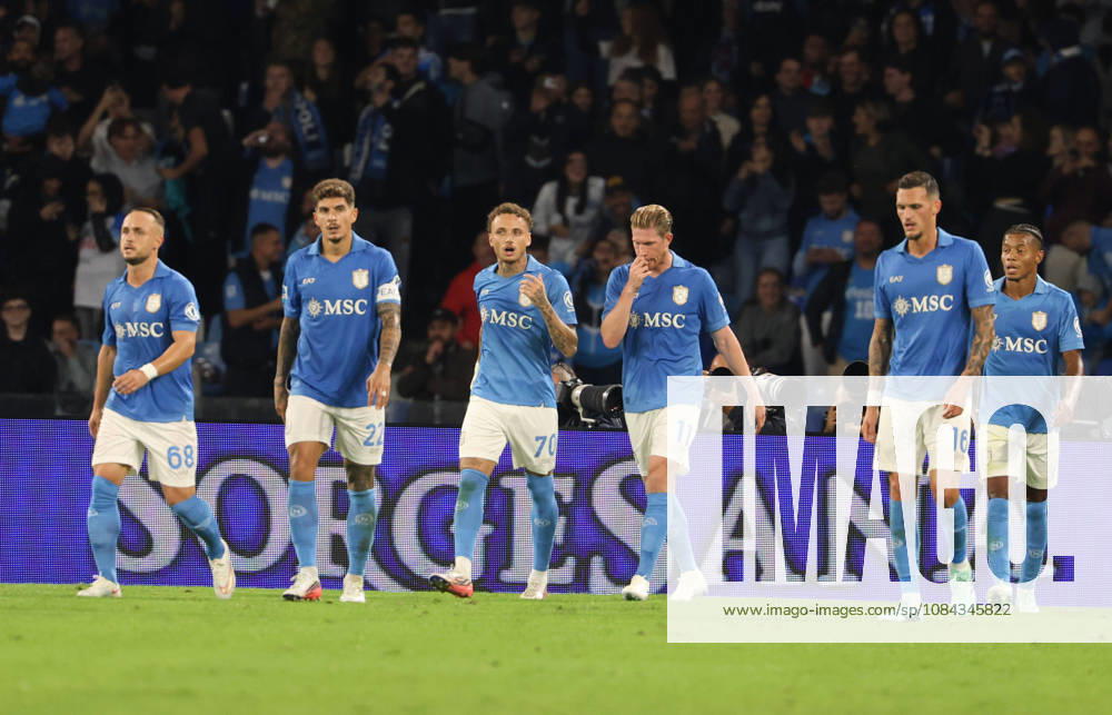 Goal the Noa Lang of SSC Napoli during the 2026 27 Serie A match between SSC Napoli and FC Frosinone, played on October 10, 2026, at the Stadio Diego Armando Maradona in Naples Serie A Football Match †2026 27 Season: Napoli Vs. Frosinone - ZUMAs236 20261010_aap_s236_043