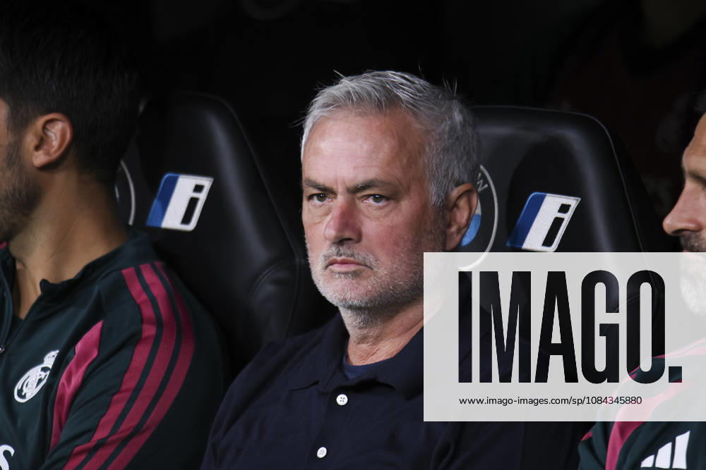 Real Madrid v Villarreal - La Liga EA Sports 2026 27 October 10, 2026, Estadio Santiago Bernabeu, Madrid, Spain: Jose Mourinho coach of Real Madrid during La Liga EA Sports match between Real Madrid and Villarreal at Estadio Santiago Bernabeu on October 10, 2026 in Madrid, Spain. Madrid Estadio Santiago Bernabeu Madrid Spain