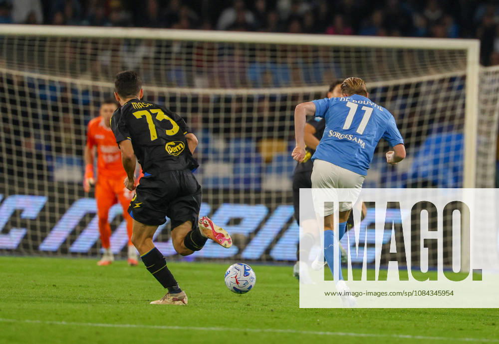 Kevi De Bruyne of SSC Napoli during the 2026 27 Serie A match between SSC Napoli and FC Frosinone, played on October 10, 2026, at the Stadio Diego Armando Maradona in Naples Napoli ITALIA - ZUMAs236 20261010_aap_s236_045