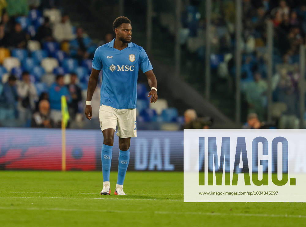 Benoit Badiashile of SSC Napoli during the 2026 27 Serie A match between SSC Napoli and FC Frosinone, played on October 10, 2026, at the Stadio Diego Armando Maradona in Naples Napoli ITALIA - ZUMAs236 20261010_aap_s236_055