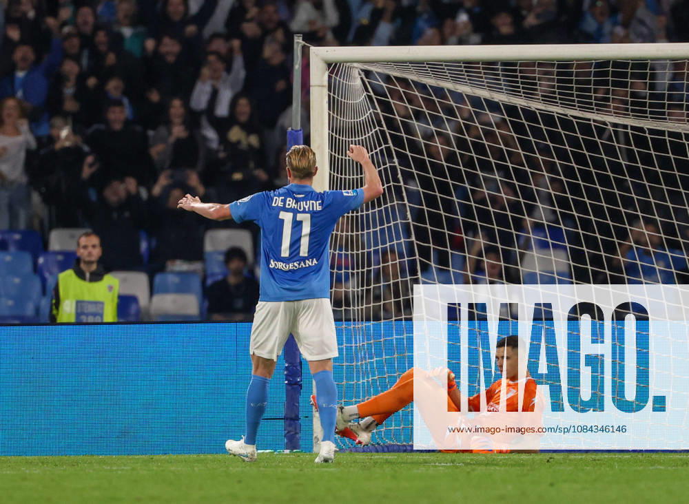 Goal the Kevi De Bruyne of SSC Napoli during the 2026 27 Serie A match between SSC Napoli and FC Frosinone, played on October 10, 2026, at the Stadio Diego Armando Maradona in Naples Serie A Football Match Ã¢â‚¬ 2026 27 Season: Napoli Vs. Frosinone - ZUMAs236 20261010_aap_s236_057