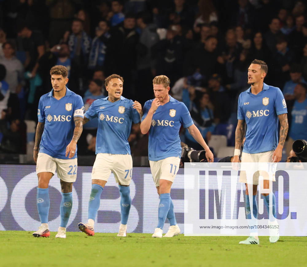Goal the Noa Lang of SSC Napoli during the 2026 27 Serie A match between SSC Napoli and FC Frosinone, played on October 10, 2026, at the Stadio Diego Armando Maradona in Naples Serie A Football Match †2026 27 Season: Napoli Vs. Frosinone - ZUMAs236 20261010_aap_s236_061
